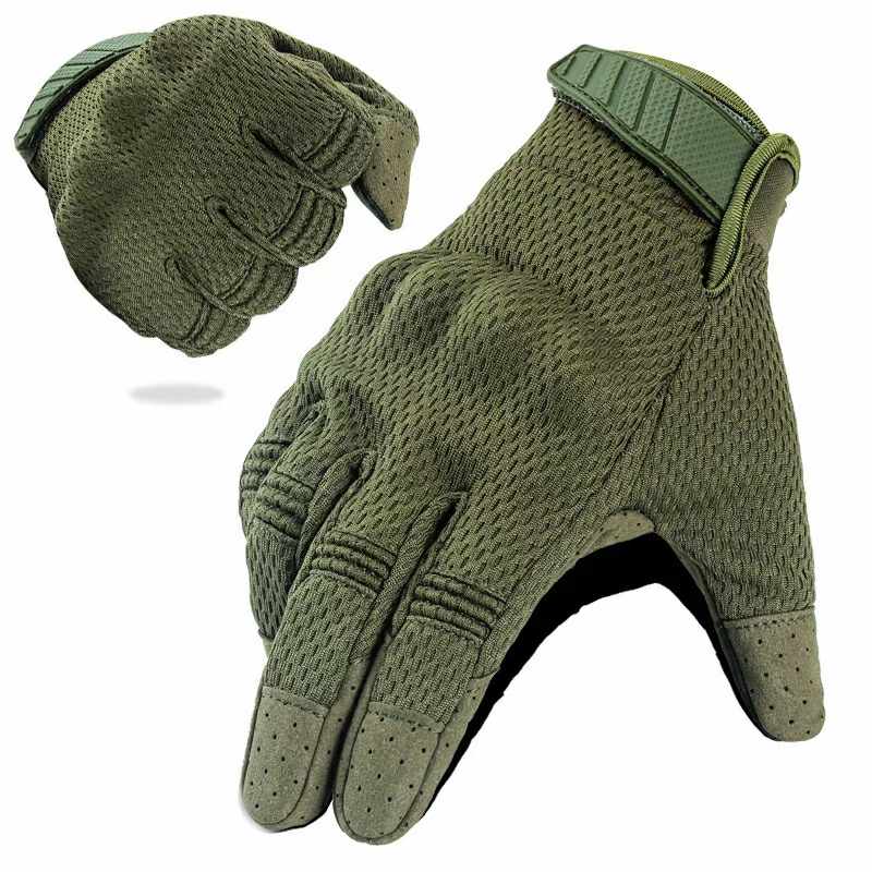 SKC-009 Combat Brown Military Green Gloves