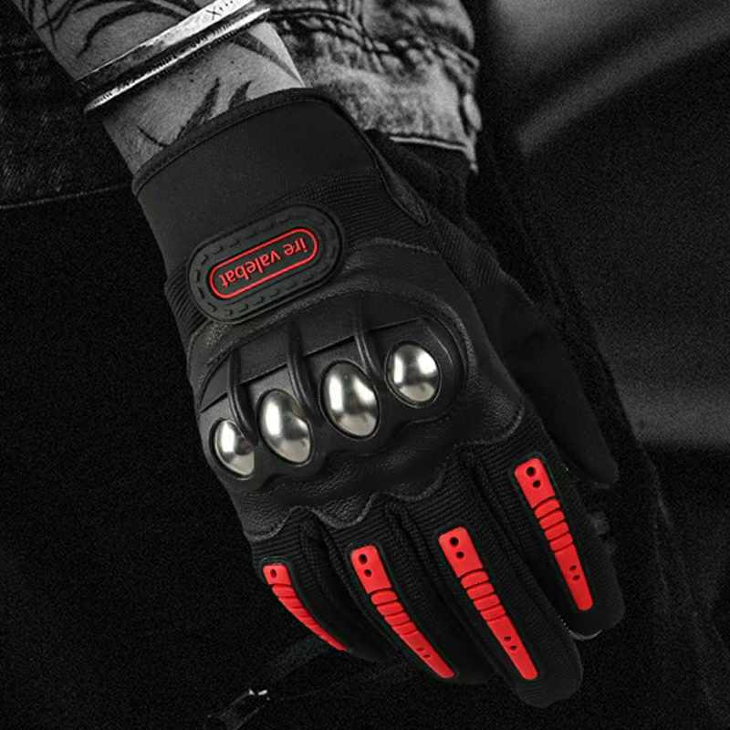 SKC-024 Tactical Combat Black Red Gloves