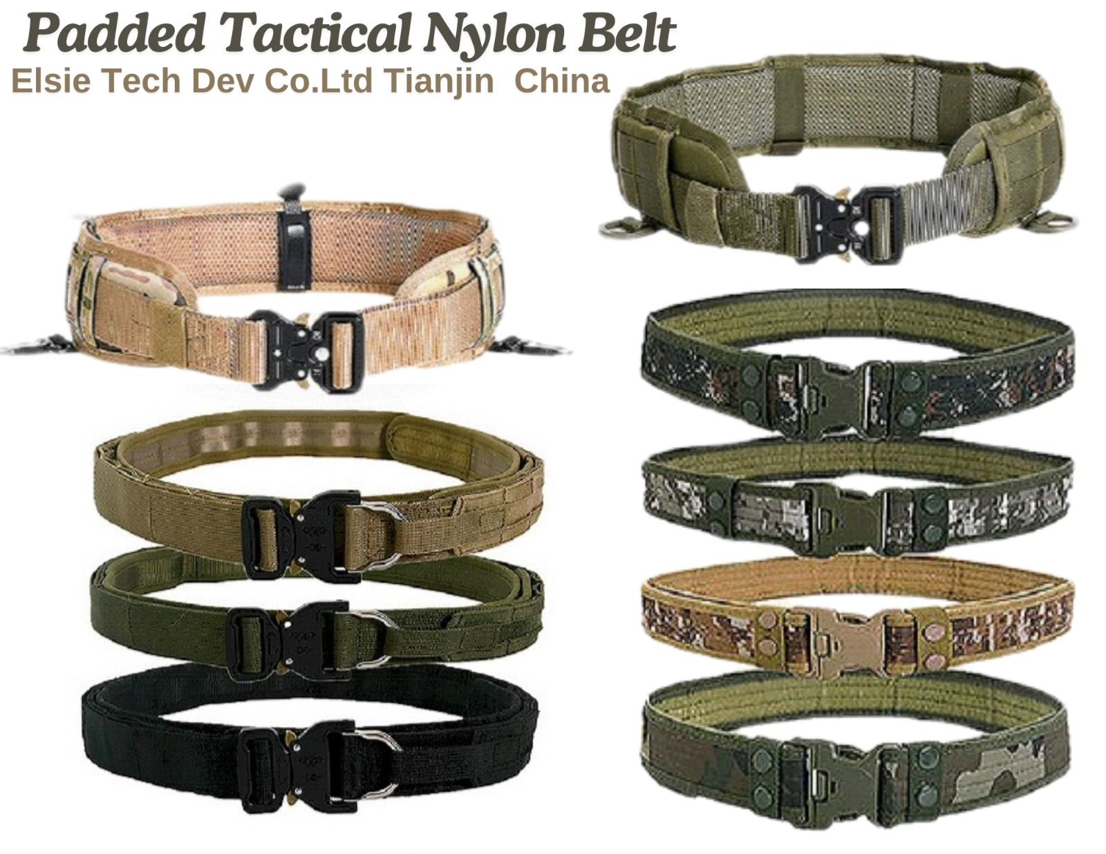 Molle Style Padded tactical Belt
