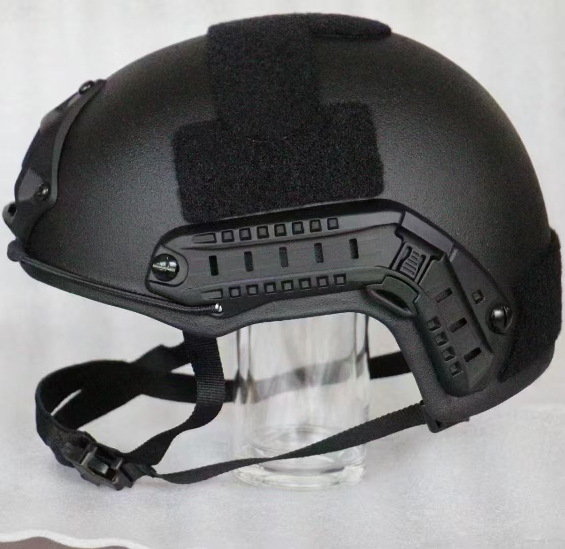 Black Ballistic Armarid + PE Material Helmet