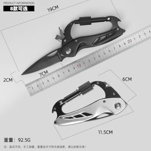 Multi-tool Carbanier Knife With Screw Driver set - Image 2